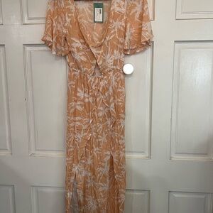 Mahina Peach Dress Size Small